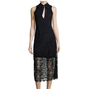 Marissa Webb Diana black lace dress, size S